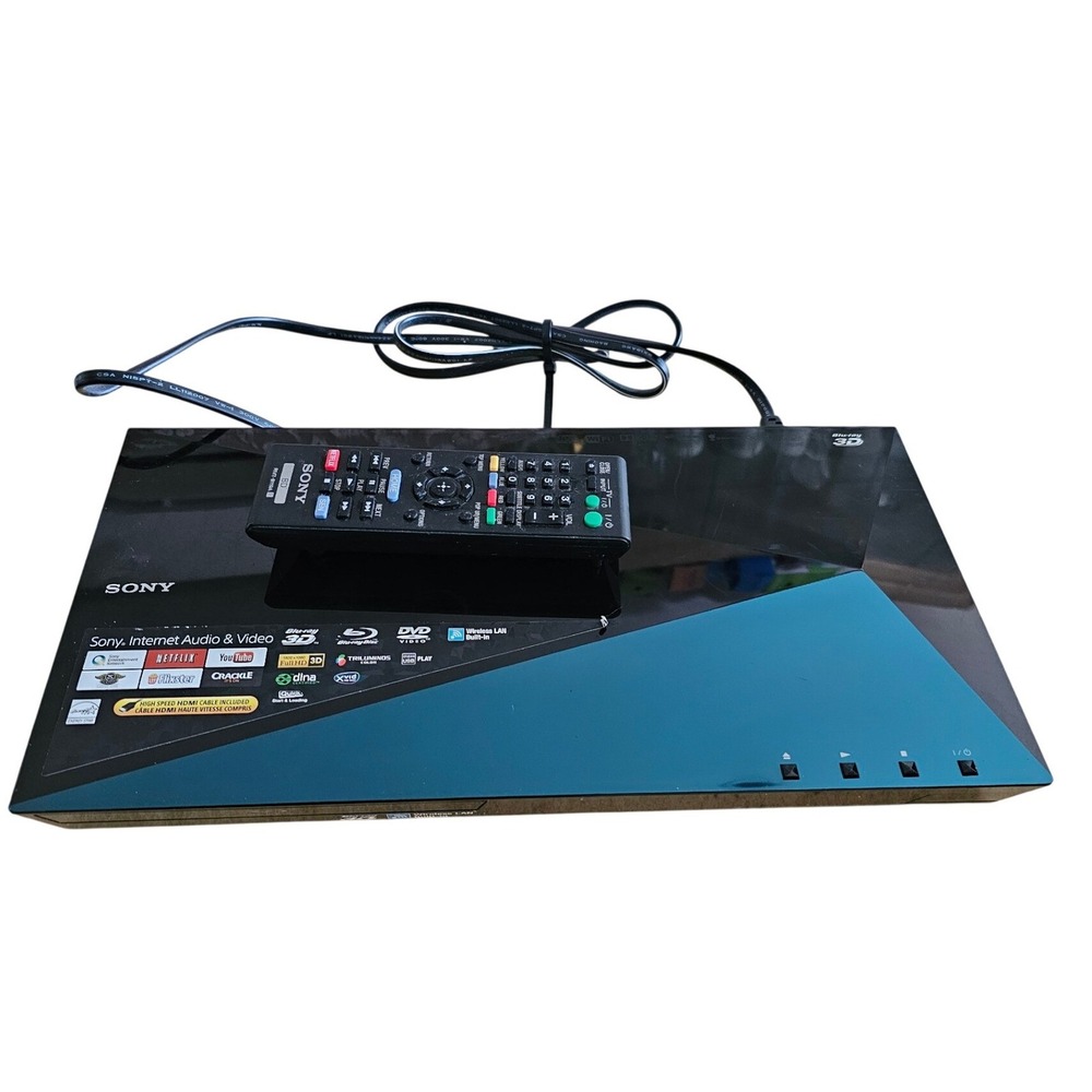 Sony BDP-BX510 Blu-ray Disc Player 3D Wi-Fi Streaming Full HD 1080p Black Remote
